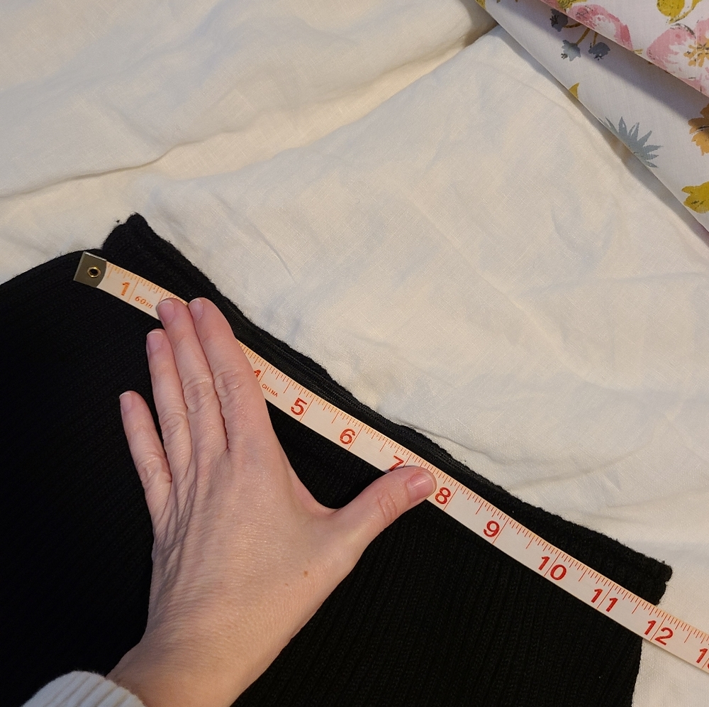 Vintage Joseph Tricot Ribbed Wool Midi Skirt - Picture 4 of 15